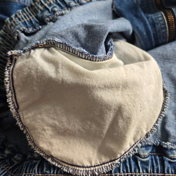 Rafi Size 44 Paperbag Hem Denim Jacket (30 PTP) - Picture 14 of 14